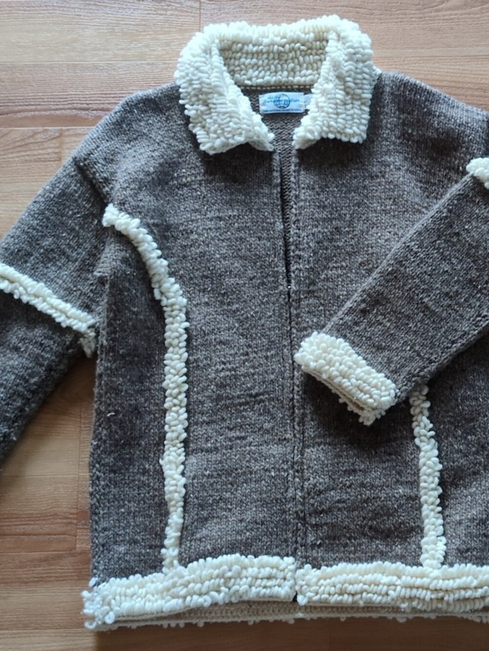 High Quality High Impact Wool Zip Front Sweater Jacket